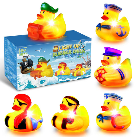 Tesoyzii Bath Toys for 1 2 3 4 Year Olds, Light Up Rubber Duck 1-5 Year Old Boy Girl Gifts Light Up Bath Toys 1st Birthday Gifts for Boys Kids Toys Age 1-5 Bath Time Water Toys Sensory Toys for Autism