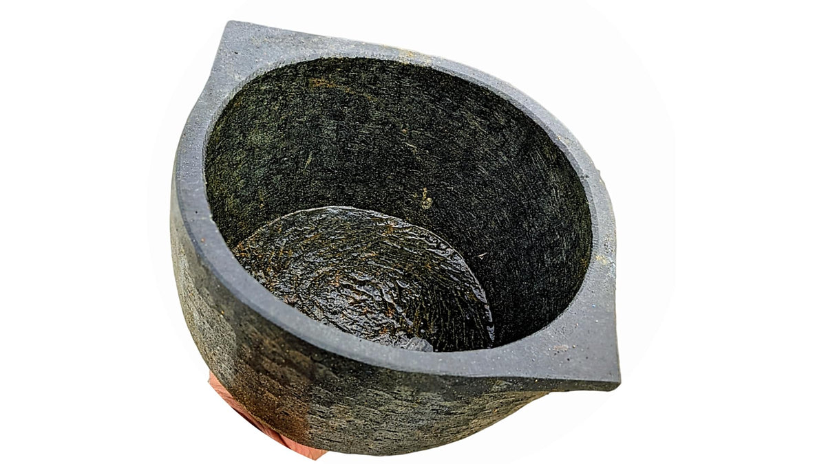Soapstone Cookware's - Kalchatti (Medium)-Treated