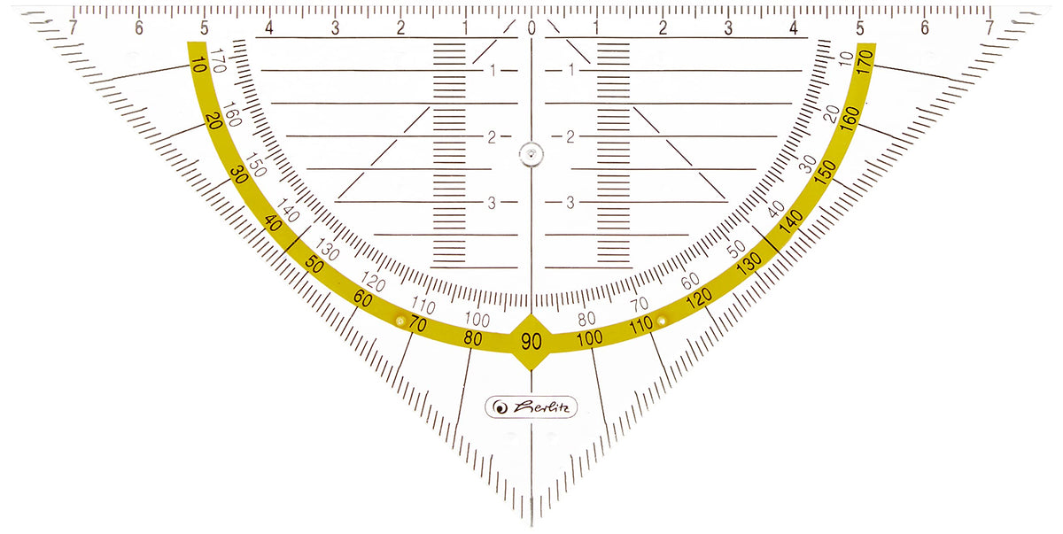 Herlitz Set Square & Ruler Geometrics Triangle Small Nur Geodreieck