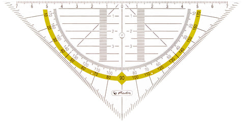 Herlitz Set Square & Ruler Geometrics Triangle Small Nur Geodreieck