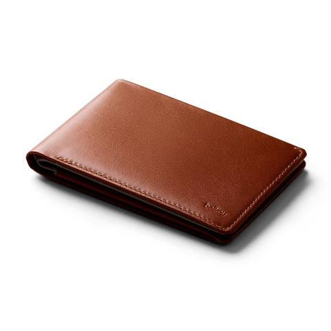 Bellroy Travel Wallet, travel document holder (Passport, tickets, cash, cards, and pen) - Sienna