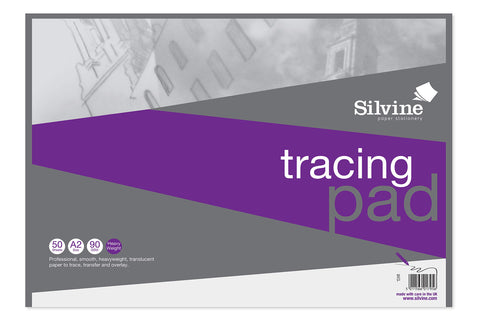 Silvine A2 Tracing Pad 90gsm 50 Sheets