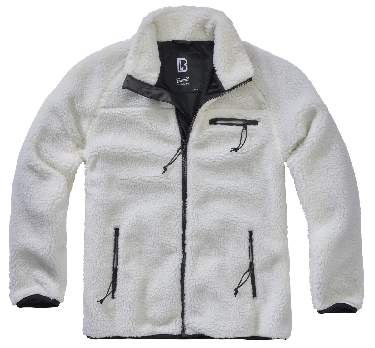 Brandit Men's Teddyfleece Jacket, WeiÃŸ, 4XL