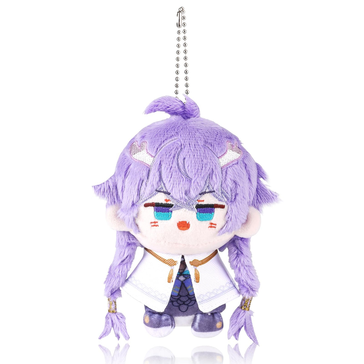 UTIEHD Honkai Star Rail Plush Keychains, Cute 4-Inch Collectible Dolls - Compact Size for Bags and Keys for Fans (Bailu)
