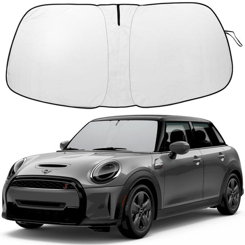 Front Windshield Sunshade fit for J2015-2024 Mini Cooper Cooper S Hardtop 4 Door Foldable Car Shade Automotive Windshield Sunshades Mini Cooper Windshield Sun Shade Keeps Your Vehicle Cool