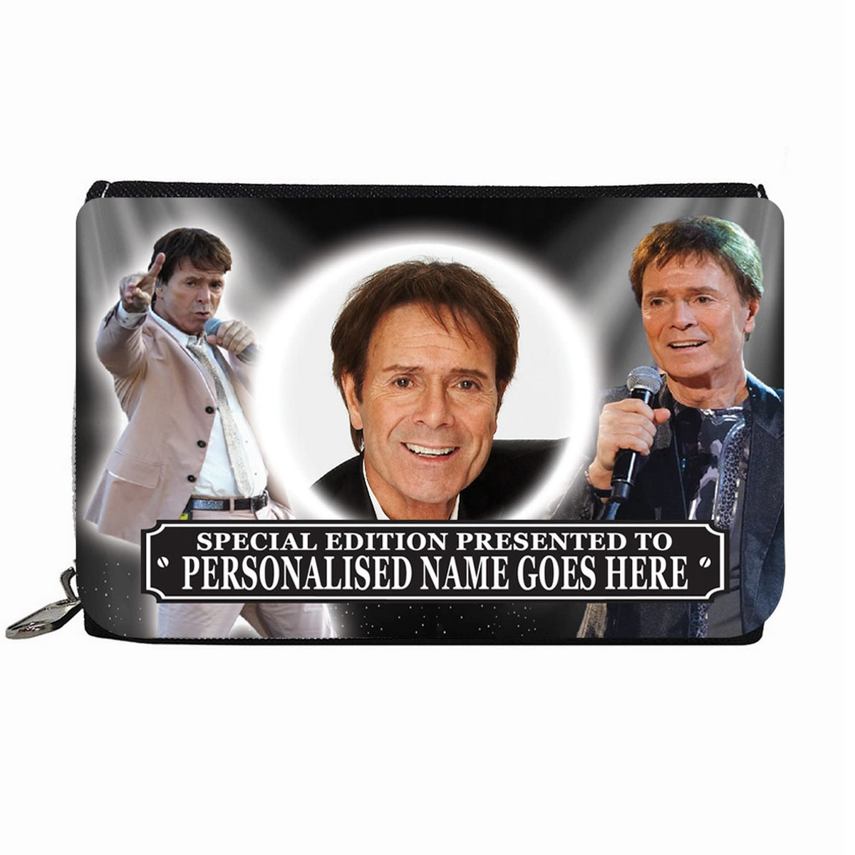 Cliff Richard Personalised Icon Gift Purse, Multicolour, M