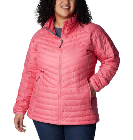 Columbia Women's Powder Lite II Full Zip Jacket, Camellia Rose, Medium