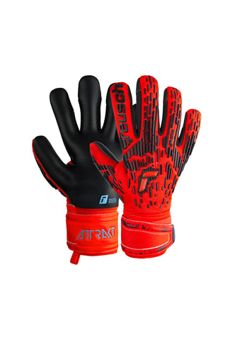 Reusch Attrakt Gloves Bright Red/Future Blue/Bla 8.5