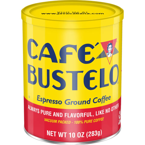 Cafe Bustelo Espresso Ground Coffee, 10 Ounce Can, Packaging May Vary