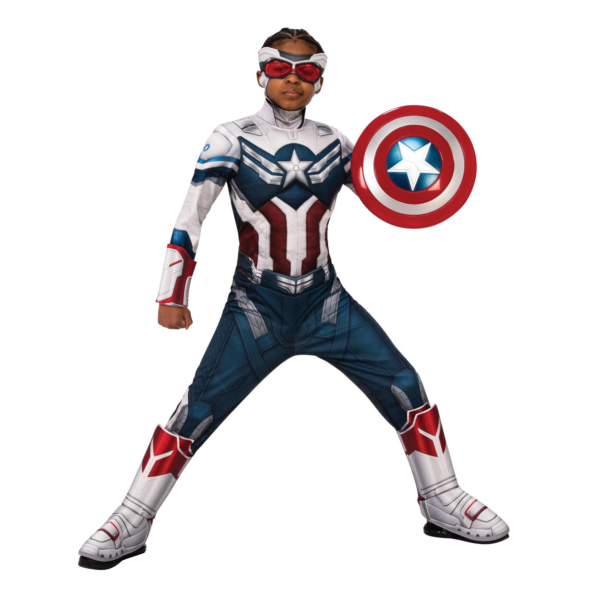 Rubie's Boy's Marvel: The Falcon and The Winter Soldier Captain America Deluxe Costume, Medium