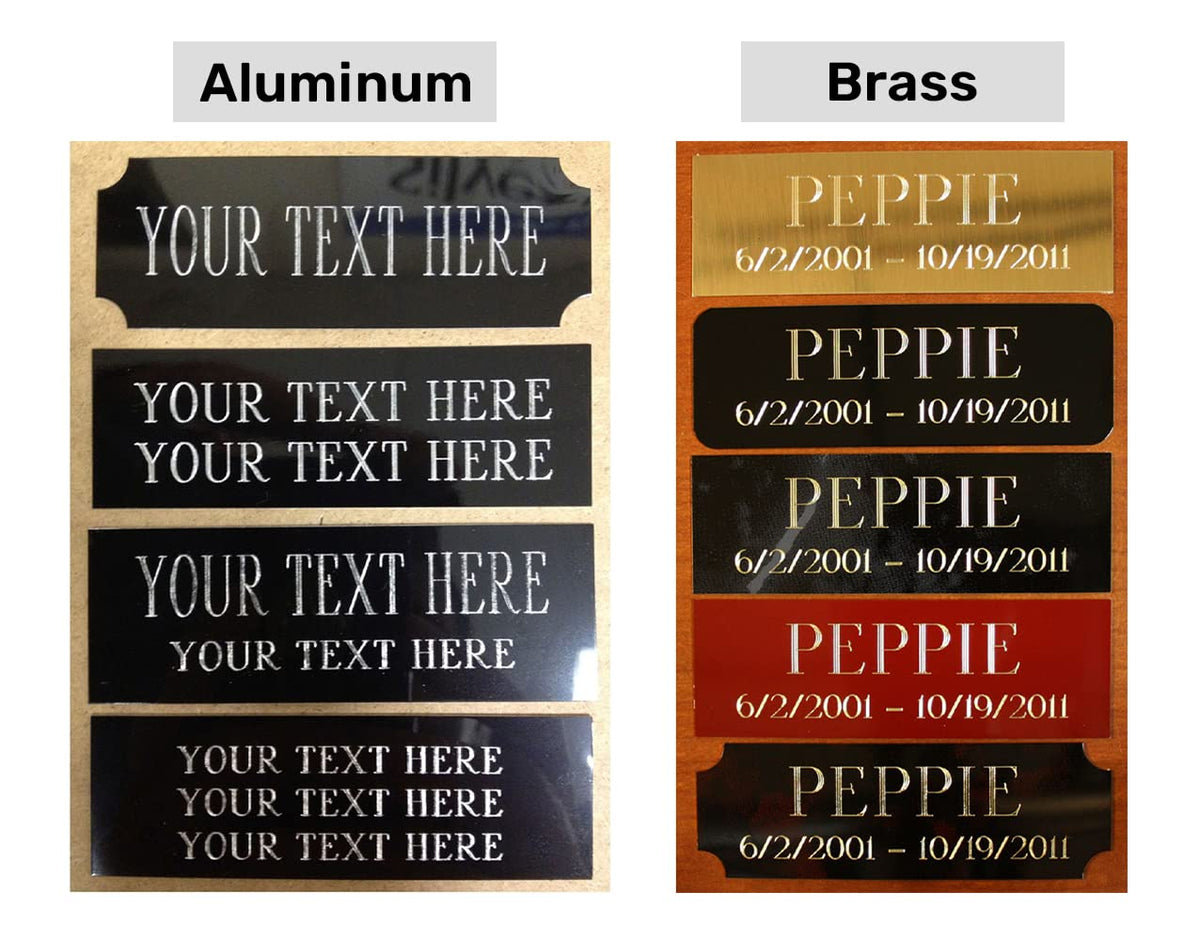 Custom Personalized Engraved Brass/Aluminum Name Plate Plaque Art Label Tag Gift Trophy 1ÃƒÆ’Ã‚Â¢ÃƒÂ¢Ã¢â‚¬Å¡Ã‚Â¬Ãƒâ€šÃ‚Âx3ÃƒÆ’Ã‚Â¢ÃƒÂ¢Ã¢â‚¬Å¡Ã‚Â¬Ãƒâ€šÃ‚Â / 1ÃƒÆ’Ã‚Â¢ÃƒÂ¢Ã¢â‚¬Å¡Ã‚Â¬Ãƒâ€šÃ‚Âx4ÃƒÆ’Ã‚Â¢ÃƒÂ¢Ã¢â‚¬Å¡Ã‚Â¬Ãƒâ€šÃ‚Â