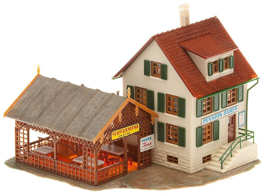 Faller 130269 Village inn with bandstand HO Scale Building Kit