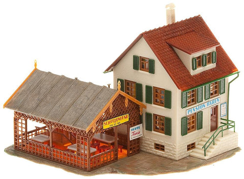 Faller 130269 Village inn with bandstand HO Scale Building Kit