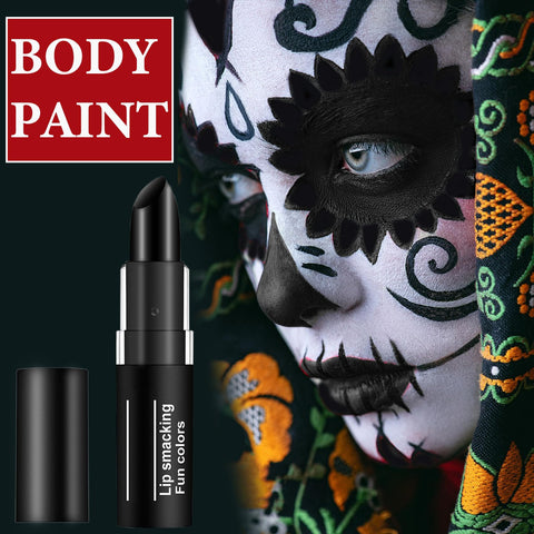 DuoZeng Makeup Clown Eye Black Stick for Baseball/Football/Softball/Sports,Eye Black Face Body Paint Stick Cream-Blendable Eyeblack Stick Halloween SFX Cosplay Goth Makeup(Black)