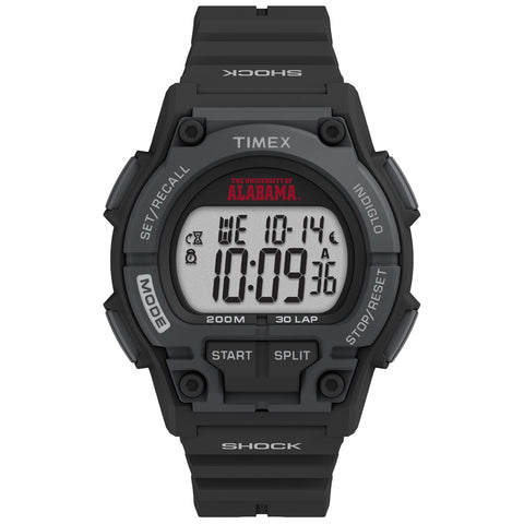 Timex Tribute Men's Collegiate Takeover 42mm Watch - Alabama Crimson Tide with Black Resin Strap