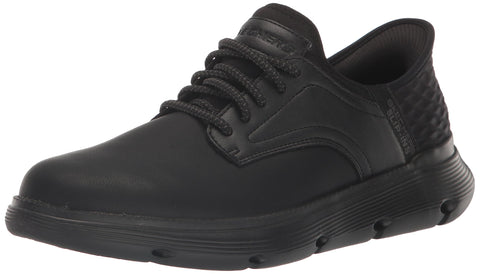 Skechers Men's Garza-Gervin Slip-in Moccasin, Black, 14 Wide