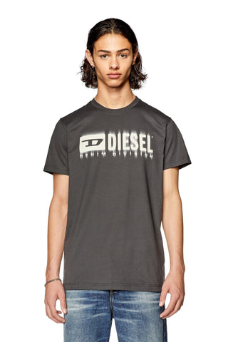 Diesel Men's Diegor Graphic T-Shirt, Grey, S