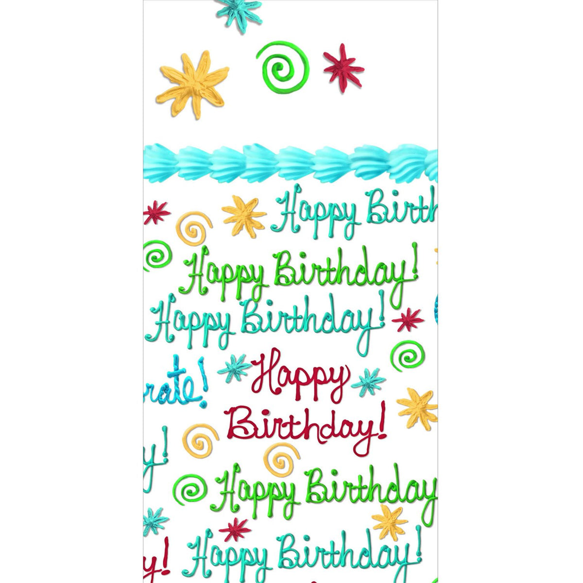 Frosted Cake Table Cover