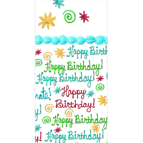 Frosted Cake Table Cover