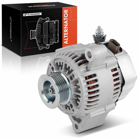 A-Premium Alternator Compatible with Lexus GS300 1993-1997, SC300 1995-1996 & Toyota Supra 1996-1998, 3.0L, 12V 80A 6-Groove Pulley Clockwise, Replace# 2706046050, 270604605084