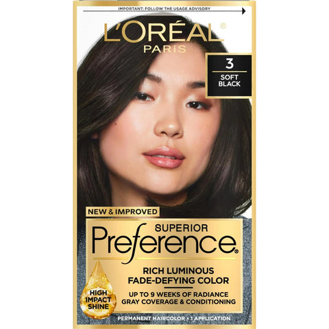 L'Oreal Preference Hair Color - Soft Black