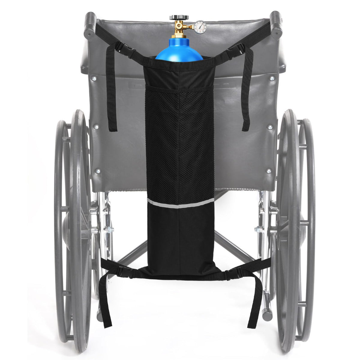 Oxygen Tank Holder Oxygen Cylinders Wheelchair Bag Carry Pouch Cylinder Carrier Portable Oxygen Cylinder Bag for Wheelchairs