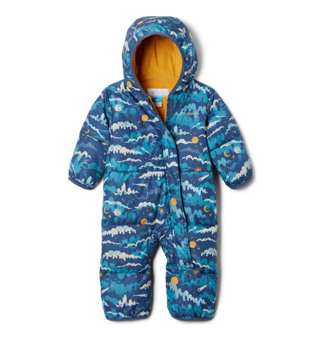 Columbia Unisex Kids Snuggly Bunny Bunting, Snowsuit Romper, Dark Mountain Hypergalactic, Size 18/24