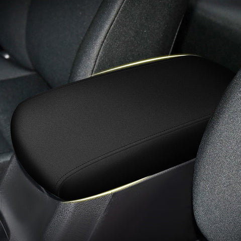 AOMSAZTO Neoprene Center Console Armrest Covers for 2013-2018 Toyota RAV4 Black