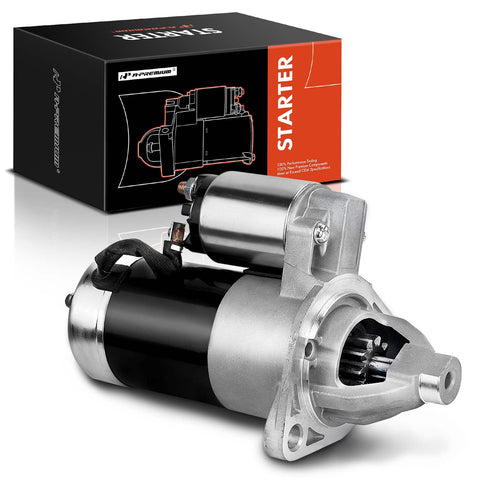 A-Premium Starter Motor Compatible with Jeep Grand Cherokee 1993-1998 5.2L 5.9L, Grand Wagoneer 1993 5.2L, 12V 1.7KW 10 Teeth Clockwise, Replace# 56004934