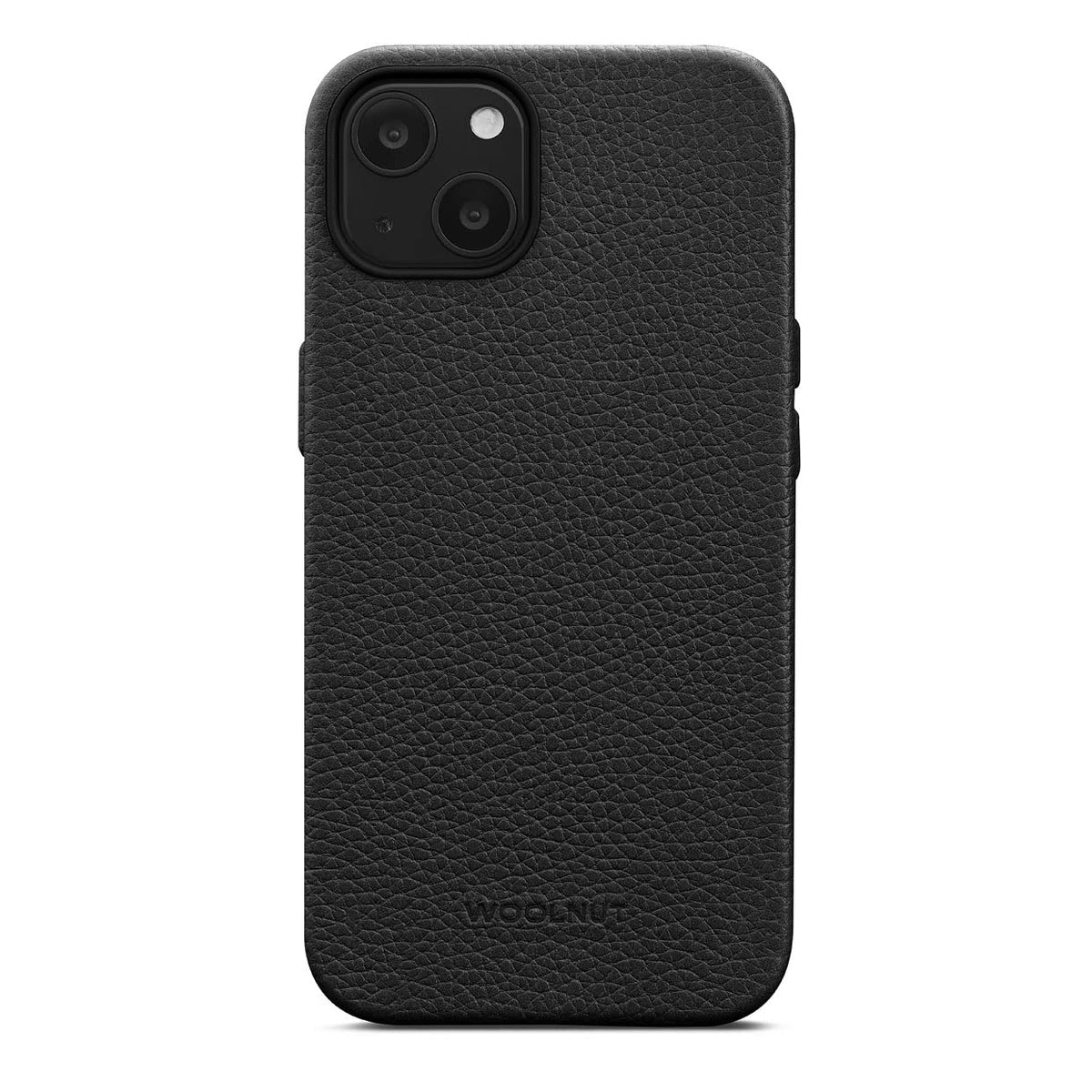 Woolnut Leather Case for iPhone 13 Case Black