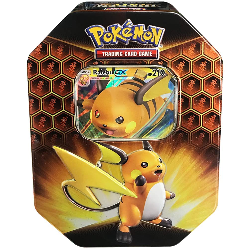 Pokemon TCG: Sun & Moon Hidden Fates - Raichu-GX Collector's Tin