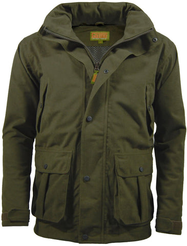 Game Technical Apparel Mens EN207 Hunters Stealth Waterproof Jacket with Concealed Hood (M, Hunters Green)
