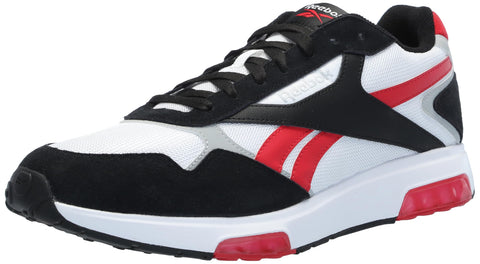 Reebok Unisex Glide DMX Sneaker, White/Vector Red/Black, 9 US Men