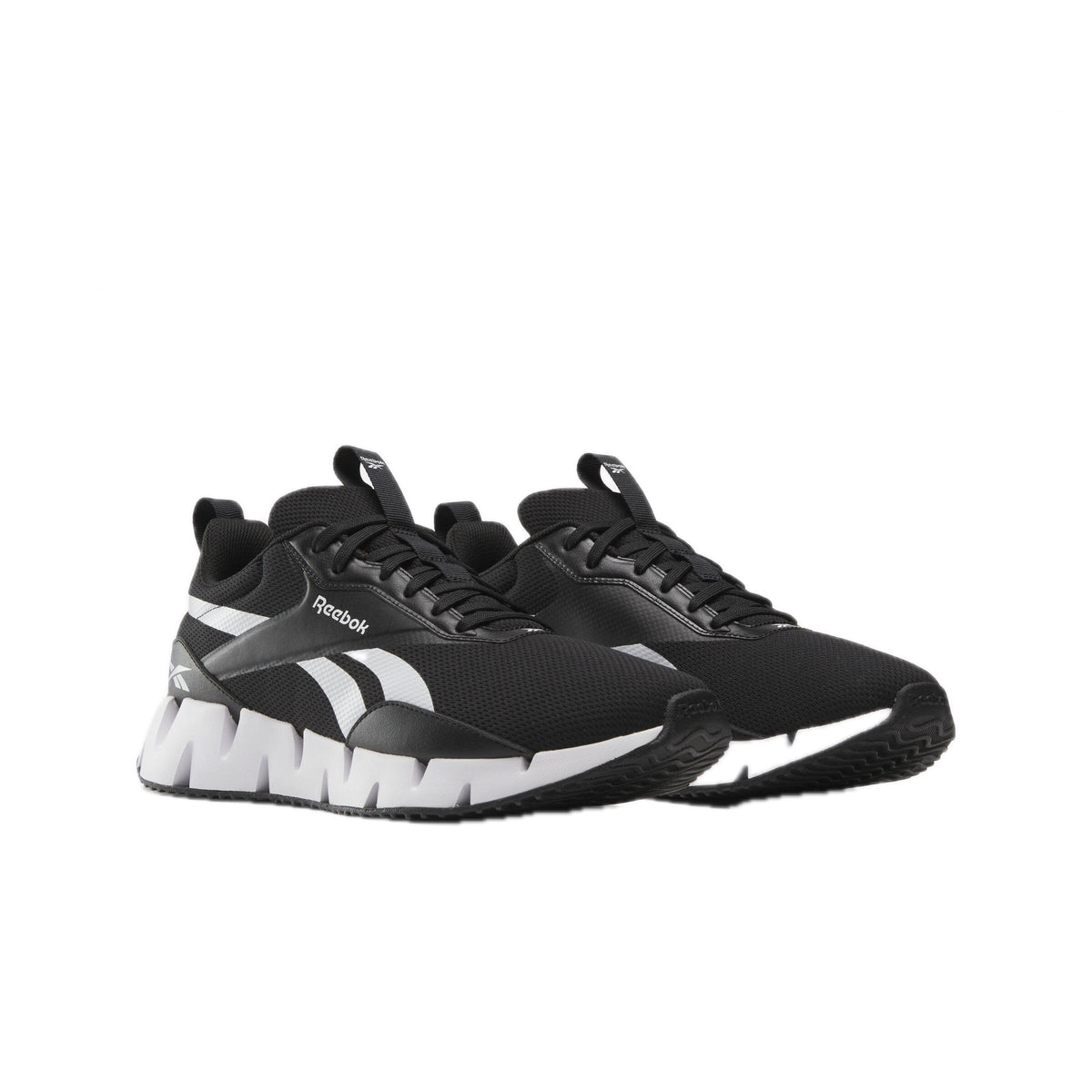 Reebok Unisex Zig Dynamica Str Sneaker, 10.5 US Men Core Black/Footwear White/Core Black