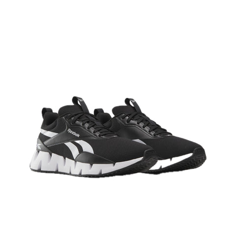 Reebok Unisex Zig Dynamica Str Sneaker, 10.5 US Men Core Black/Footwear White/Core Black