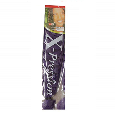 Premium X-Pression Ultra Braid 82" Synthetic Braiding Hair Expression Xpression (purple)