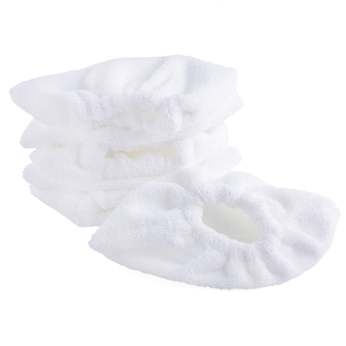 LTWHOME Washable Replacement Cotton Terry Cloth Cover Pads Fit for Karcher Steam Cleaner SC1, SC2, SC3, SC4, SC5 (Pack of 6)