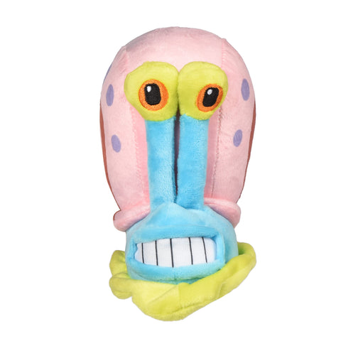 SpongeBob SquarePants for Pets Gary the Snail Figure Plush Dog Toy | 9 Inch Medium Dog Toy for SpongeBob Fans | Gary Snail Squeaky Dog Toy for All Dogs Made from Soft Plush Fabric