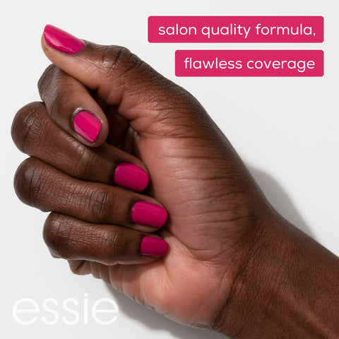 essie Salon-Quality Nail Polish, 8-Free Vegan, Fuchsia Pink, Watermelon, 0.46 fl oz