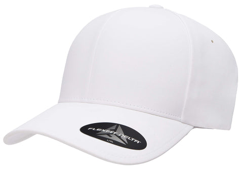 Flexfit Men's Delta Seamless Cap, White, XX-Large