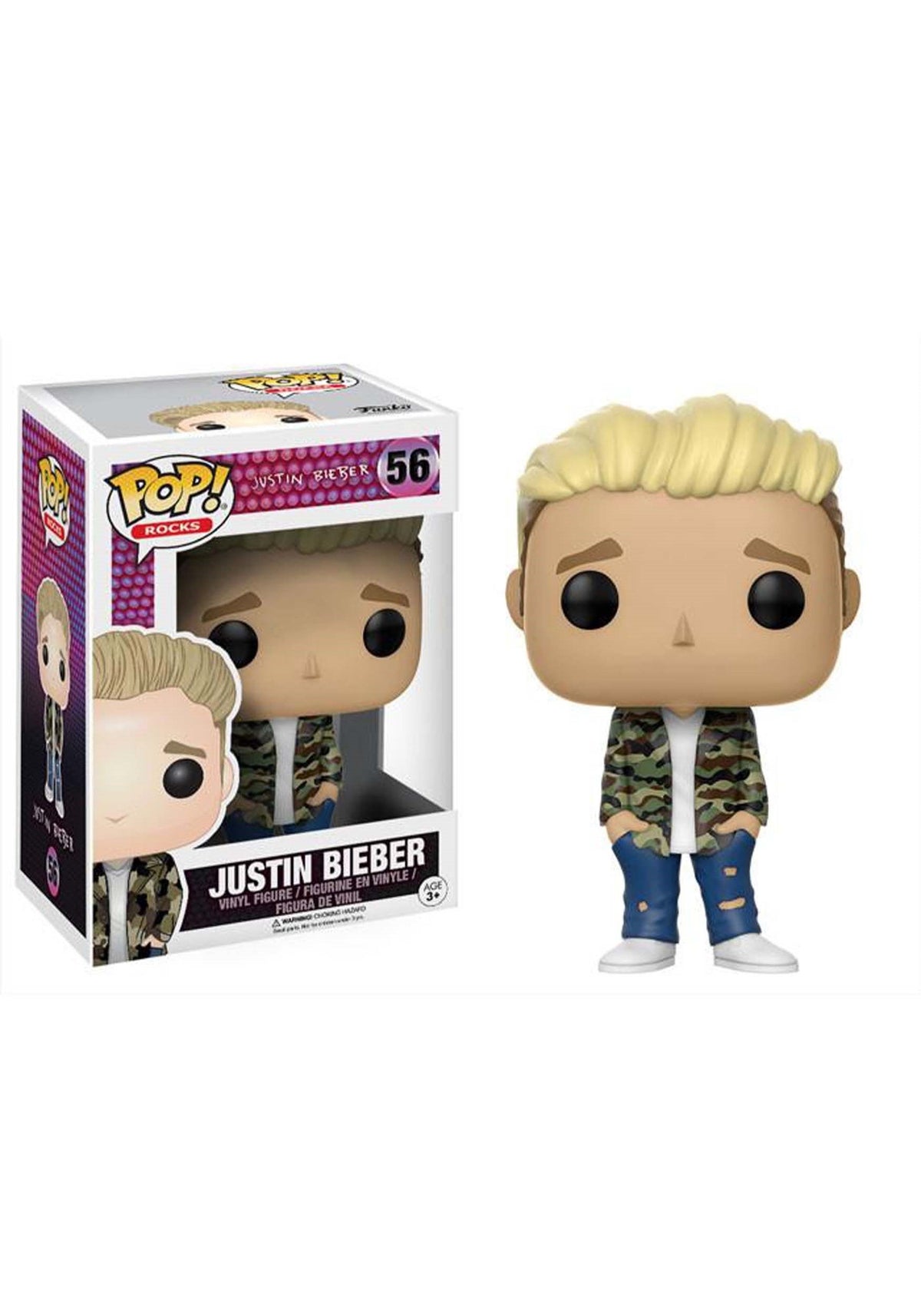 Funko Pop Rocks: Music - Justin Bieber Toy Figure