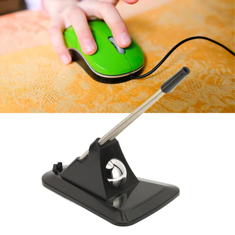 Gaming Mouse Bungee Mouse Cord Holder Flexible Black Simple Stand Mouse Universal Stylish Management Clip Display Holder for Game Cable Fixer Wire, Mouse Cord Holder 2 Cables