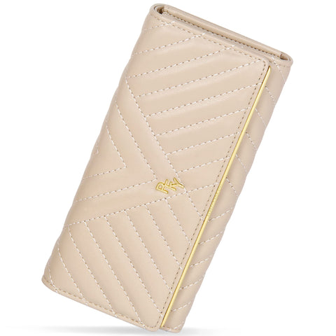 YOUBDM Wallet for Women RFID Blocking Large Capacity Trifold Ladies Wallet Leather Long Clutch Wallet Multi Card Organizer