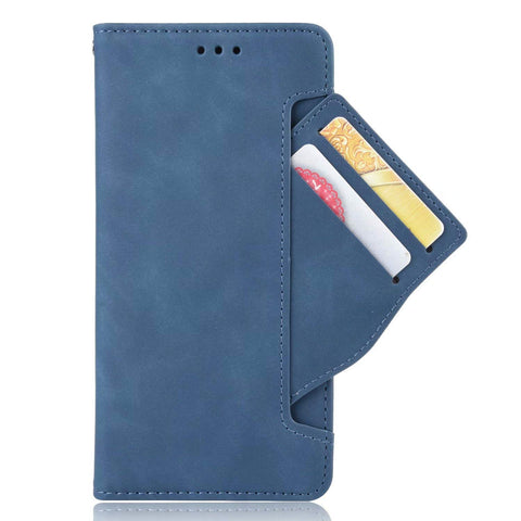TingYR Case for vivo V21 5G Cover, Cover Flip Case Stylish Wallet Case with Card Slots Shockproof, Case for vivo V21 5G Smartphone.(Blue)