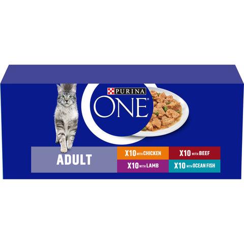 Purina ONE Adult Cat Mini Fillets in Gravy - 40x85g