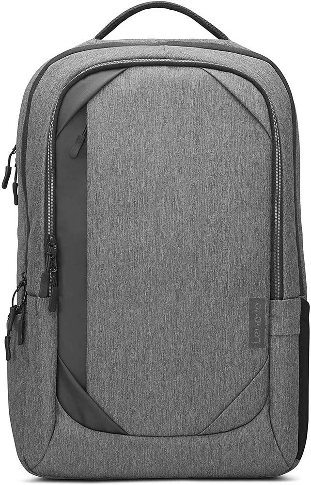 Lenovo B730 Urban Backpack for 17 Inch Laptops, 24L Water Resistant Rucksack with Anti-Theft Compartment and Charging Port - Charcoal Grey