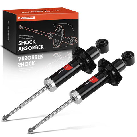 A-Premium Rear Pair [2] Strut Assembly Compatible with Honda Civic 2003 2004 2005, Driver and Passenger Side