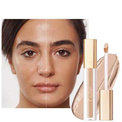 Oulac Concealer Full Coverage, Concealer Stick for Dark Circles, Hydrating Concealer Infused with Hyaluronic Acid, Lightweight, Long Lasting, Vegan Concealer 3.8ml, Shade: W2 Nude