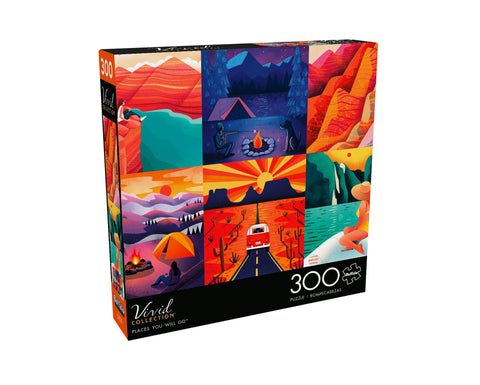 Buffalo Games - Places You Will Go - 300 LARGE Piece Jigsaw Puzzle