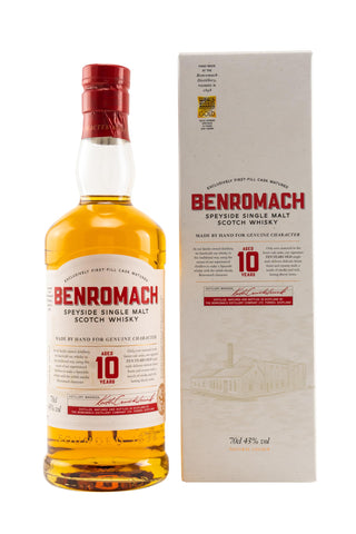 Benromach Single Malt 10 YO Scotch Whisky | 70 cl | 43 Percent ABV